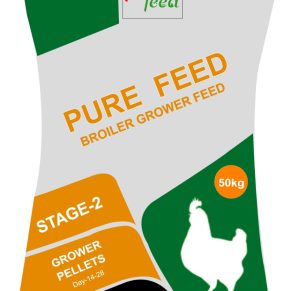 Pure Feed Broiler Grower Poultry Feed 25 Kg